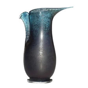 Barbarico Murano Glass Vase by Ercole Barovier, 1970s