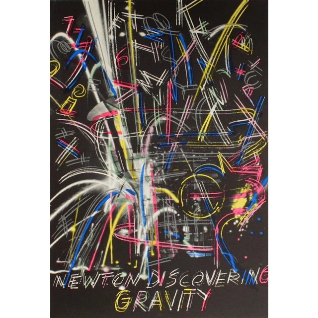 1992 Dennis Oppenheim Newton Discovering Gravity For Sale