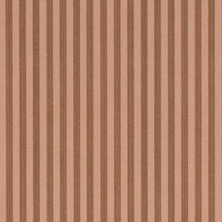 Schumacher Edwin Stripe Narrow Wallcovering In Chestnut Rose For Sale