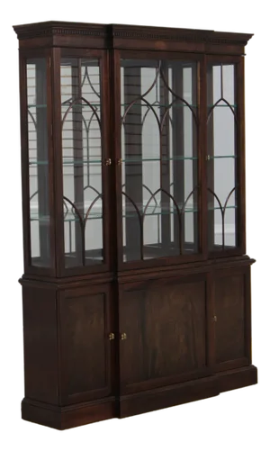 Stickley 3 Door Mahogany China Cabinet