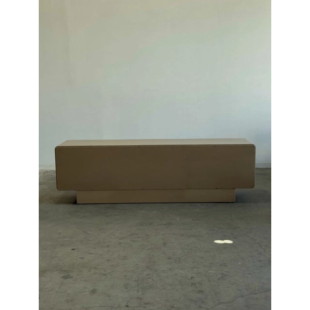 1970s Brutalist Low Profile Credenza For Sale - Image 11 of 15