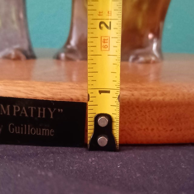 Rare Vintage 2003 Guilloume Perez Empathy Bronze Sculpture Limited Edition 4/18 For Sale - Image 18 of 18