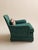 Drexel The Vintage Drexel Emerald Moire Flame Stitch Armchairs For Sale - Image 4 of 10