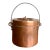 French Antique Copper Lidded Cooking Pot Stock Pot Cauldron Primitive Cooking For Sale