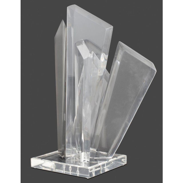 Hivo Van Teal Geometric Lucite Sculpture For Sale In New York - Image 6 of 7