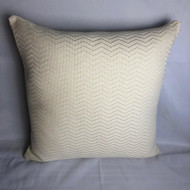 Contemporary Modern Reversible Kravet Fabric Pillow For Sale - Image 3 of 6
