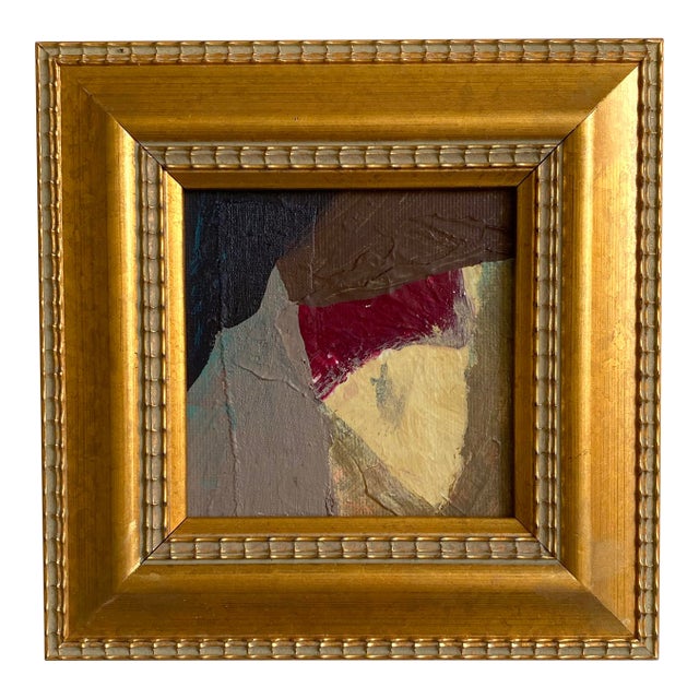 "Wall of Boulders" 2026 Framed Mini Painting by Jessalin Beutler For Sale