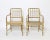 ORGANIC BAMBOO MCGUIRE DINING ARMCHAIRS (4) Origins: Late 20th century Designer: McGuire Material: Organic bamboo with...