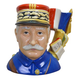 Royal Doulton General Foch Wwi Military Leader Toby Character Jug For Sale