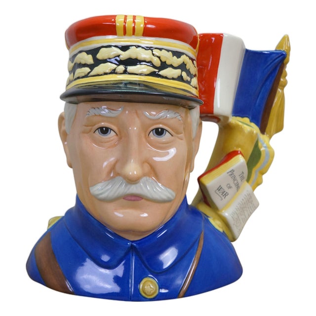 Royal Doulton General Foch Wwi Military Leader Toby Character Jug For Sale