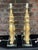 Vintage Palm Beach Regency Uttermost Hand Gilt Table Lamps - A Pair - Newly Painted For Sale - Image 9 of 17