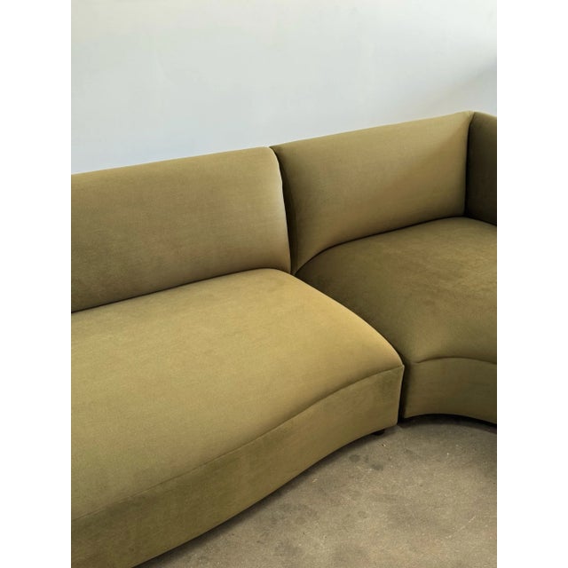 Not Yet Made - Made To Order Made to Order Corner Sofa - Floor Model For Sale - Image 5 of 12