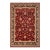Shabby Chic Ziegler Red Blue Hand-Knotted Wool Rug - 9'1'' X 11'7'' For Sale