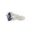 Early 21st Century 1.51 Carat No-Heat Purple Sapphire Diamond Platinum Ring, Gia Certified, Size 6.75 For Sale - Image 5 of 8