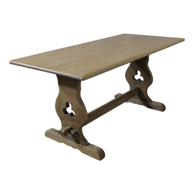 Vintage Farmhouse Coffee Table in Golden Oak, 1950s For Sale