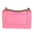 Chanel Pink Lambskin Lizard Small Boy Bag For Sale - Image 4 of 8