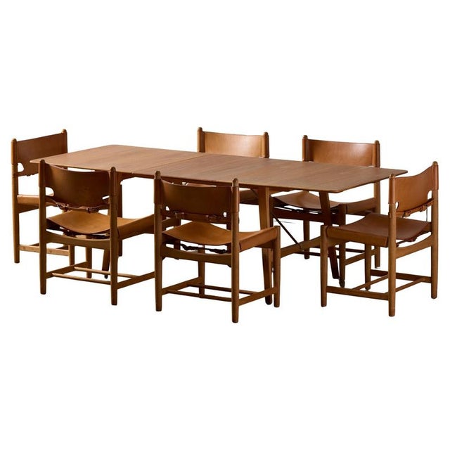 Dining Set by Børge Mogensen, 1960s, Set of 7 For Sale - Image 16 of 16