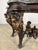 Ornate Bronze Cherub Console Table, Granite Top - For Sale - Image 4 of 8