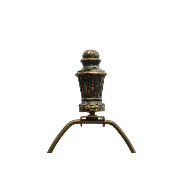 Chinoiserie European Chinoiserie Table Lamp in Red and Gold For Sale - Image 3 of 8