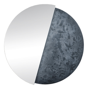 Stone Silver Eclisse 900 Round Mirror by Disain1971