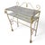 Modern Antique Italian Two Tier Gilt Rope With Tassels Vanity/Dry-Bar Console Table For Sale - Image 3 of 7