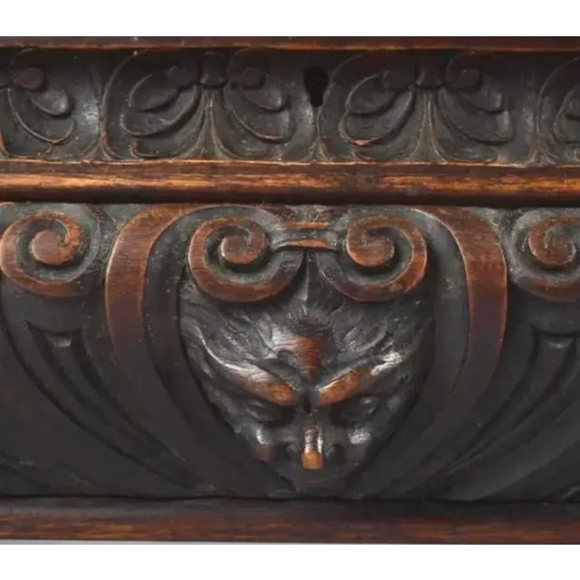 Early 19th Century Italian Wood Carved Casket Box For Sale - Image 5 of 7
