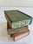 Vintage Hand-Painted Wooden Bunny Book Stack Decor For Sale - Image 4 of 8
