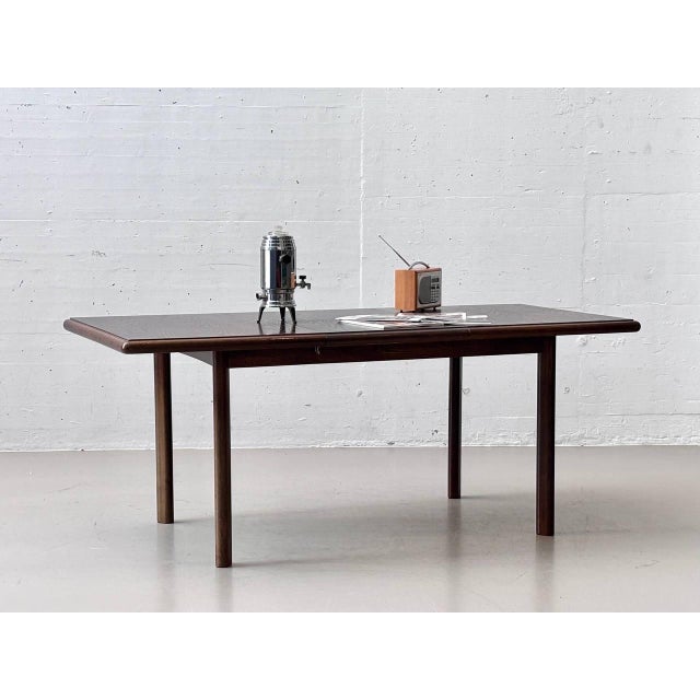Mid-Century Dining Table in Dark Wood, 1960s For Sale - Image 16 of 16