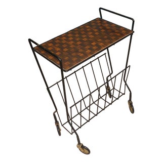 Vintage String Newspaper Rack, 1960s For Sale