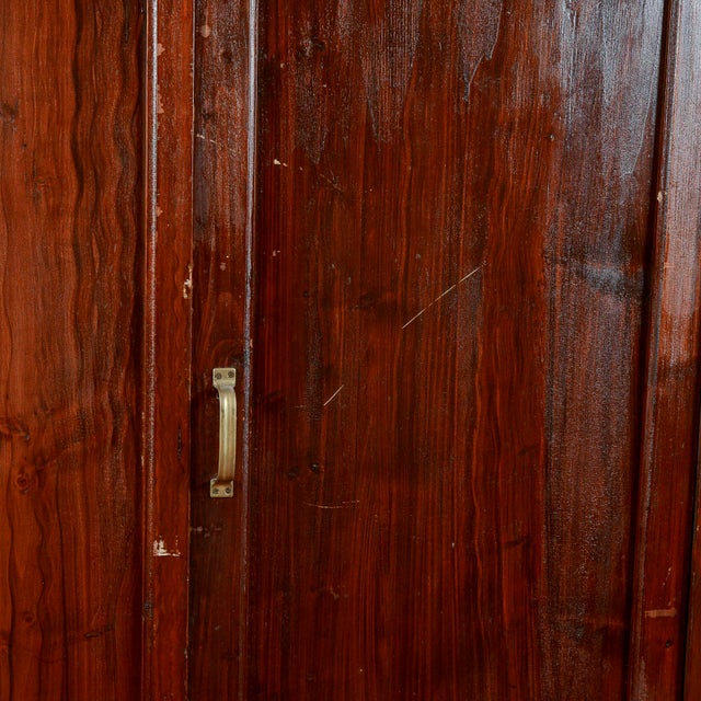 Early 20th Century Art Nouveau Wooden Wardrobe For Sale - Image 14 of 18