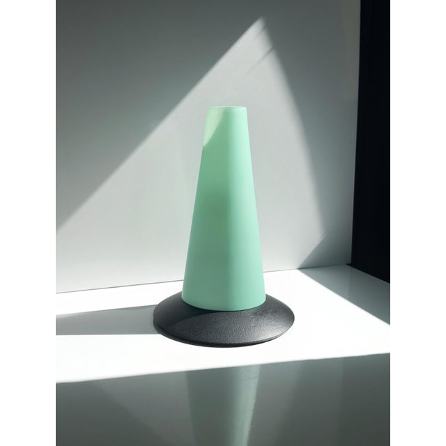 Aqua German Postmodern Table Lamp from Casablanca, 1980s For Sale - Image 8 of 9