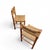 Vintage French Pine Dining Chairs, 1950s, Set of 2 For Sale - Image 6 of 18
