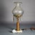 Early 19th Century Antique Argand Sinumbra Bronze & Brass Solar Lamp with Opalescent Glass Shade For Sale - Image 5 of 12