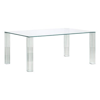 Contemporary Glass Table, 2000s For Sale