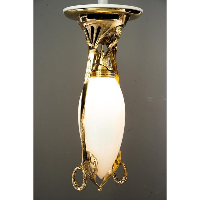 Vintage Art Deco Ceiling Lamp, 1920s For Sale - Image 6 of 16