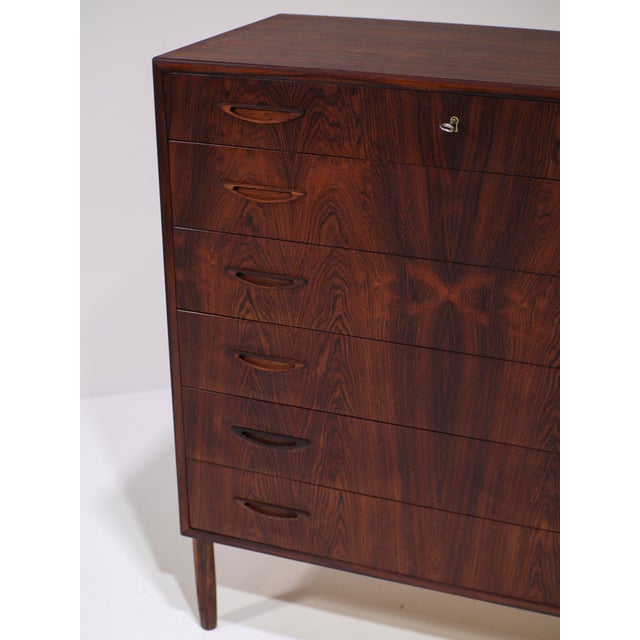 Kingwood Chest of Drawers by Henry Rosengren Hansen, 1960s For Sale - Image 18 of 18