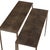 Elegant pair of iron console tables featuring a bronze-wash finish and distinctive circular design elements. The...