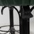 Silver 1970s Set of Four Bar Stools with Wrought Iron Bases For Sale - Image 8 of 16