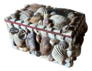 Vintage English Shell Box
