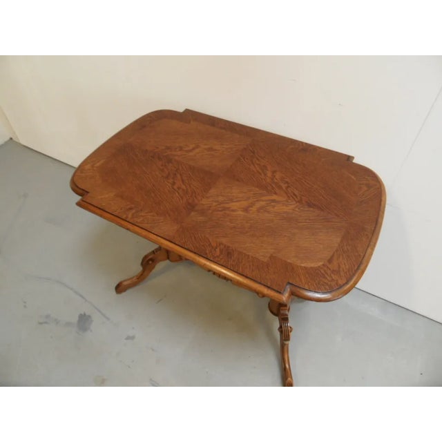 Antique Oak Serving Table For Sale - Image 5 of 6