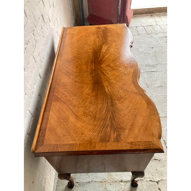 English Queen Ann Style Desk, 1890s For Sale - Image 11 of 18