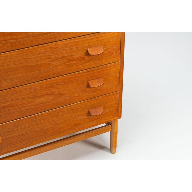 Vintage Model F17 Chest of Drawers in Teak by Poul M. Volther for FDB Møbler, Denmark, 1960 For Sale - Image 10 of 16