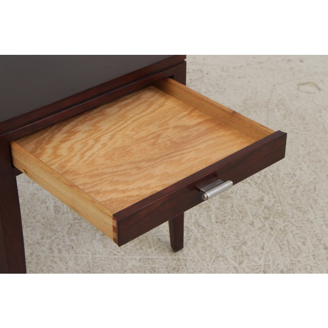Wood Stickley Metropolitan Cherry 1 Drawer Side Table For Sale - Image 7 of 13