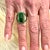 Natural Tourmaline Tsavorite Ring 7 14k Gold 6.77 TCW Certified For Sale - Image 4 of 11