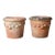 English Pair of Large 20th Century Terracotta Decorated Planters For Sale