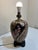 Wood Vintage Chinoiserie Hand Painted Porcelain Table Lamp For Sale - Image 7 of 9