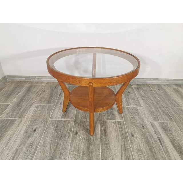 Brown Coffee Table by K. Kozelka For Sale - Image 8 of 10