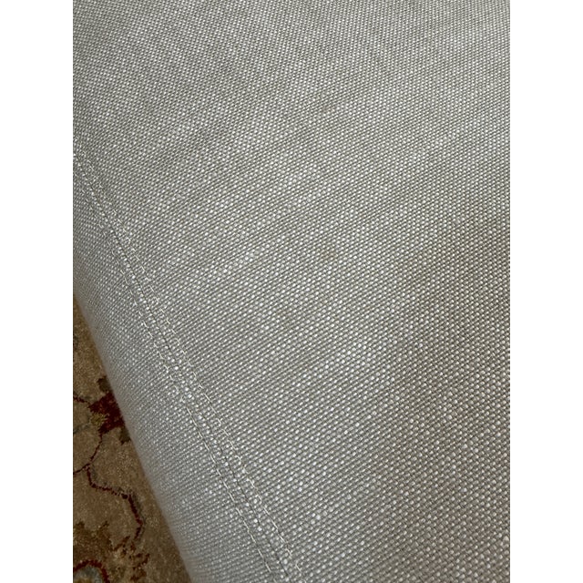 Restoration Hardware Belgian Slipcover Sofa For Sale - Image 9 of 14