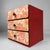 Gold Vintage Japanese Drawer Cabinet with Floral Motif, 1970s For Sale - Image 8 of 11