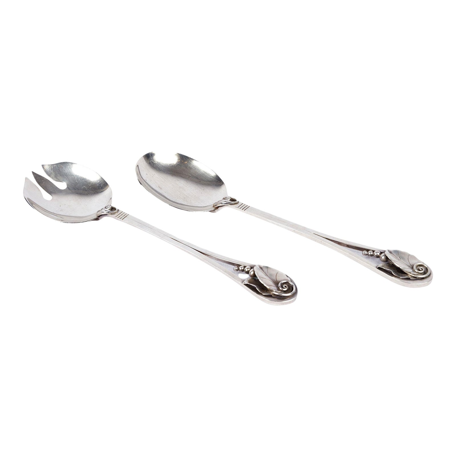 Large Jensen Salad Set / Servers by LaPAGLIA Chairish